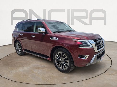 Used 2024 Nissan Armada Platinum w/ Captain's Chairs Package RWD image 5