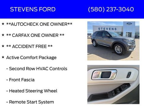 Used 2025 Ford Explorer Active w/ Active Comfort Package RWD image 6