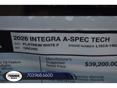 New 2026 Acura Integra A-Spec image 36