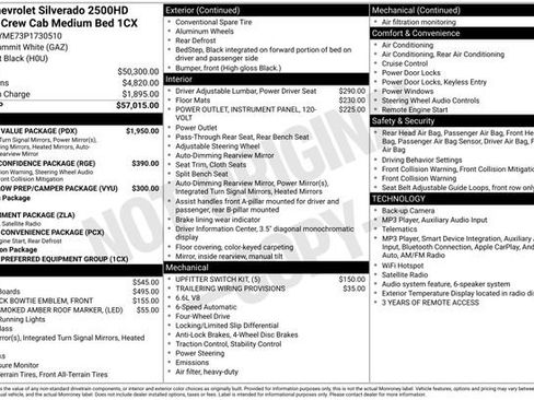 Used 2023 Chevrolet Silverado 2500 Custom w/ Custom Value Package AWD/4WD image 20
