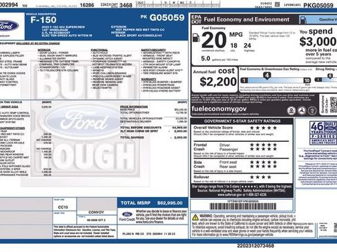 Used 2023 Ford F150 XLT w/ Equipment Group 302A High AWD/4WD image 4