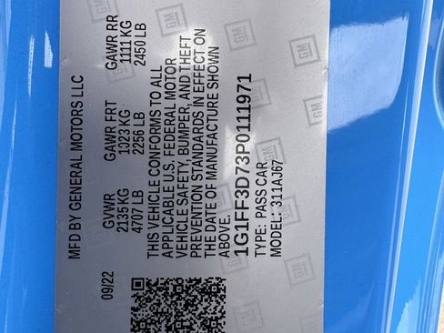 Used 2023 Chevrolet Camaro SS w/ Design Package 1 image 31