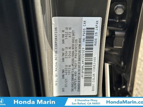 Used 2021 MAZDA MAZDA3 s image 38