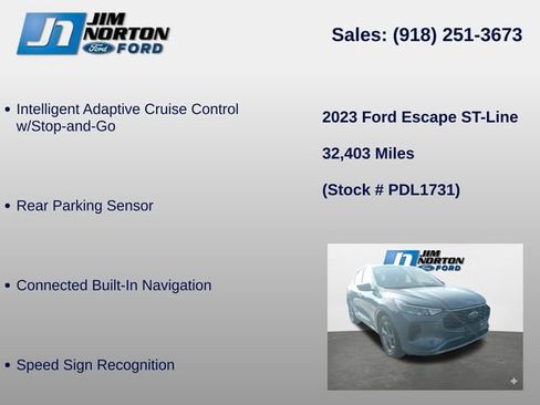 Used 2023 Ford Escape ST-Line w/ Tech Pack #1 FWD image 14