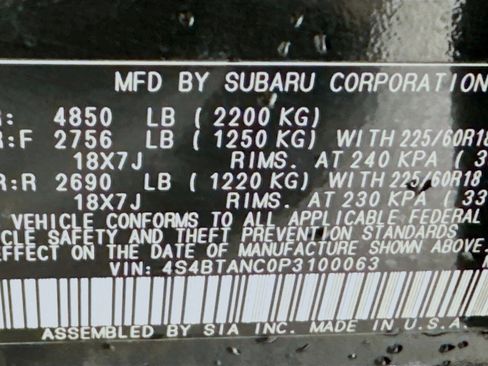 Used 2023 Subaru Outback Limited image 12