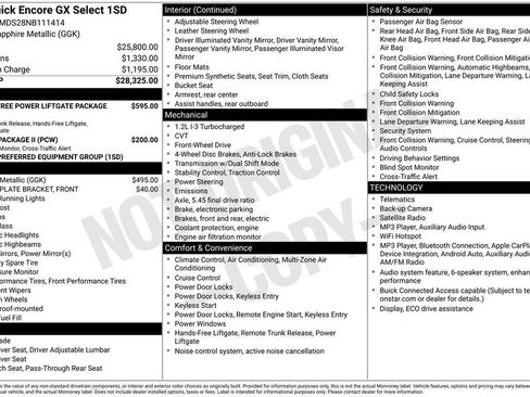 Used 2022 Buick Encore GX Select FWD image 8