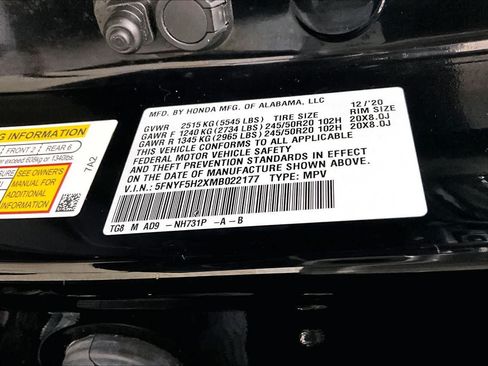 Used 2021 Honda Pilot Special Edition image 34