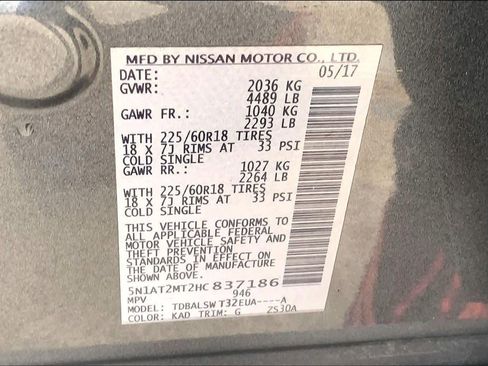 Used 2017 Nissan Rogue SL w/ SL Premium Package image 36