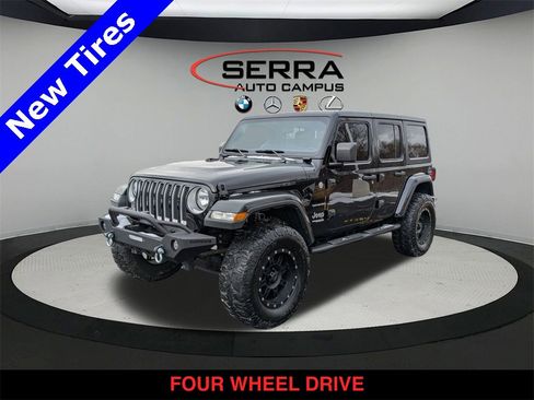 Used 2020 Jeep Wrangler Unlimited Sahara image 1