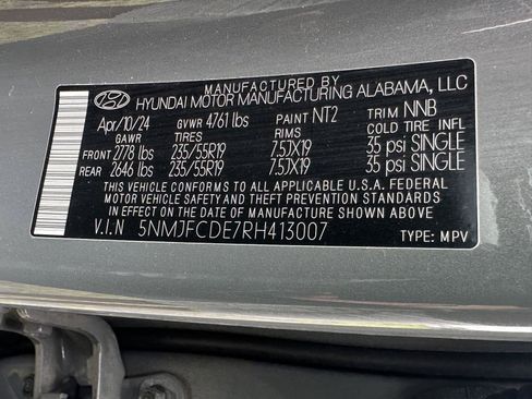 Certified 2024 Hyundai Tucson SEL w/ Convenience Package AWD/4WD image 15