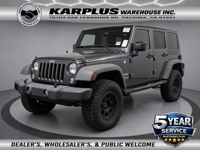Used 2017 Jeep Wrangler Unlimited Sport w/ Quick Order Package 24S