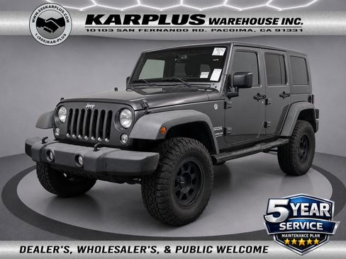 Used 2017 Jeep Wrangler Unlimited Sport w/ Quick Order Package 24S AWD/4WD image 1