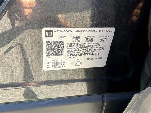 Used 2022 Chevrolet Equinox RS w/ Infotainment Package image 35