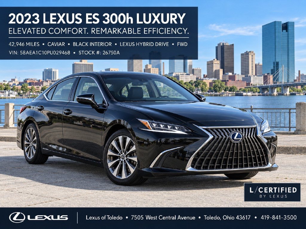 Certified 2023 Lexus ES 300h w/ Accessory Package (Z2) FWD image 34