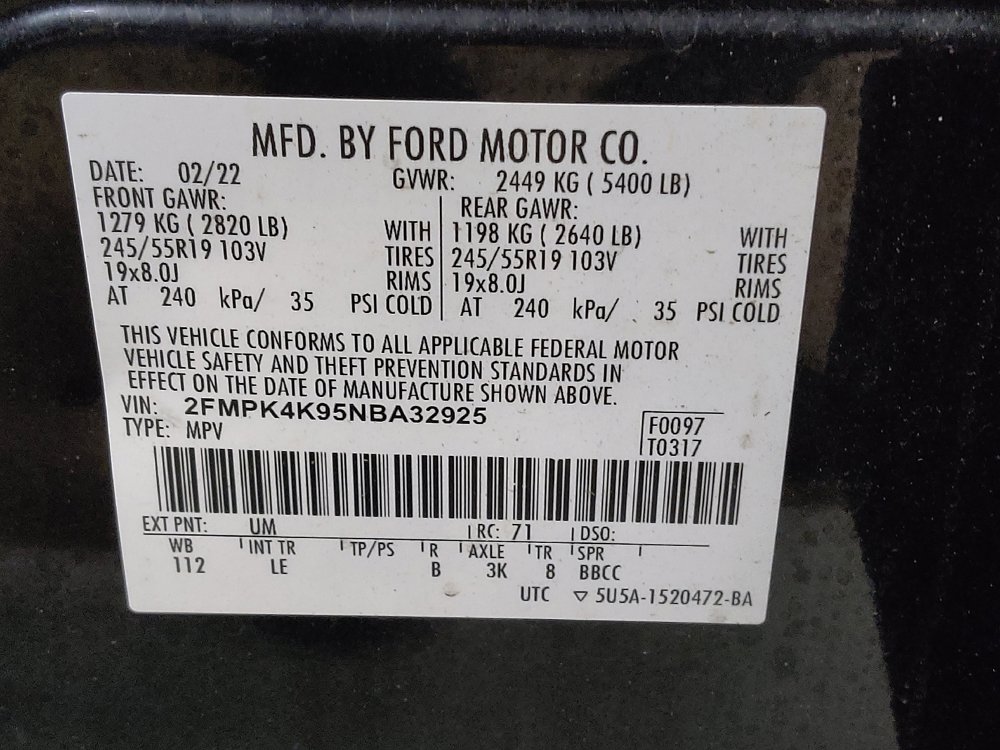 Used 2022 Ford Edge Titanium AWD/4WD image 33