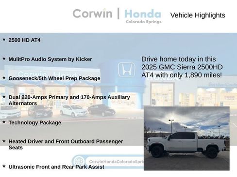 Used 2025 GMC Sierra 2500 AT4 w/ Max Trailering Package image 7