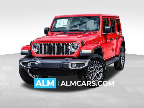 Used 2024 Jeep Wrangler Sahara w/ Technology Group image 1