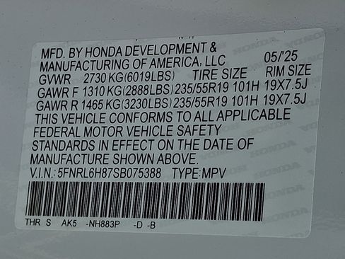 Certified 2025 Honda Odyssey Touring image 29