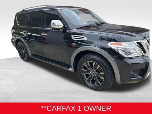 Used 2018 Nissan Armada Platinum w/ Captain Seat Package image 2