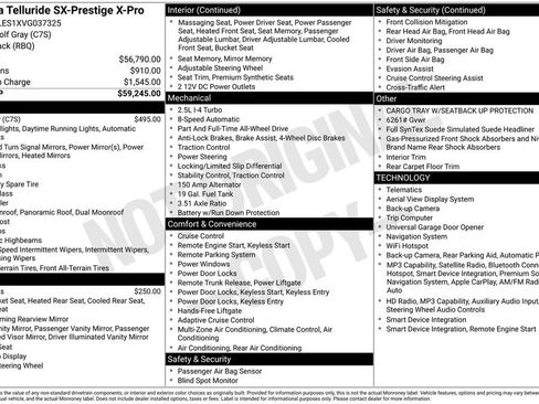 New 2027 Kia Telluride SX Prestige X-Pro AWD/4WD image 33