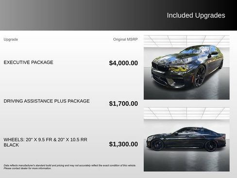 Used 2019 BMW M5 w/ Executive Package AWD/4WD image 5
