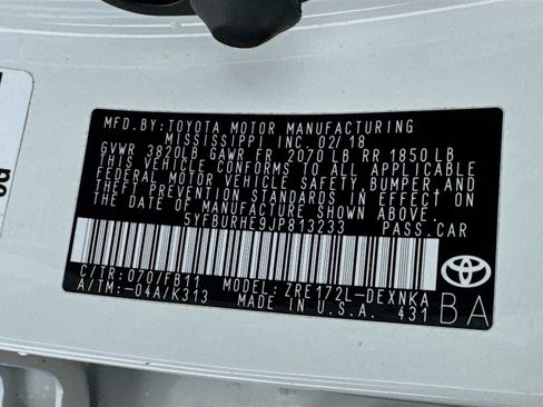 Used 2018 Toyota Corolla LE FWD image 28