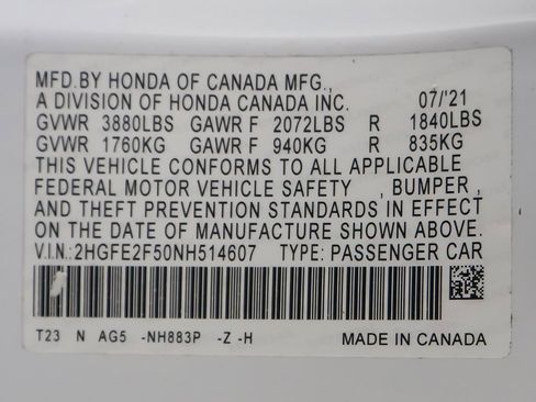 Used 2022 Honda Civic Sport image 39