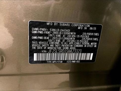 Used 2025 Subaru Forester Limited AWD/4WD image 35