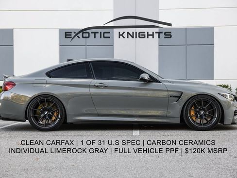 Used 2019 BMW M4 CS w/ Executive Package RWD image 1