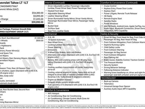 Used 2021 Chevrolet Tahoe LT RWD image 27