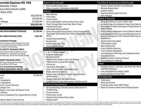 Used 2023 Chevrolet Equinox RS image 3