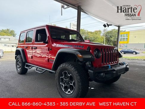 Used 2021 Jeep Wrangler Unlimited Rubicon 4xe w/ Steel Bumper Group image 4