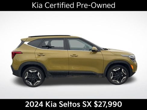 Certified 2024 Kia Seltos SX w/ SX Sunroof Package image 2