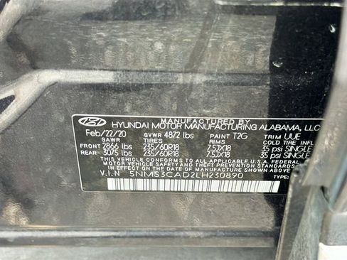 Used 2020 Hyundai Santa Fe SEL w/ Convenience Package image 31