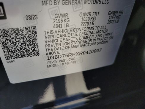 Certified 2024 Cadillac CT4 V Blackwing w/ Carbon Fiber 1 Package RWD image 32
