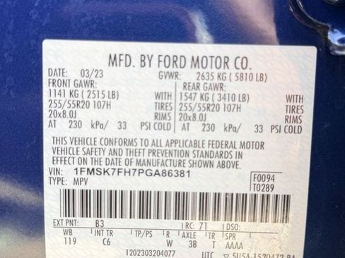 Used 2023 Ford Explorer Limited RWD image 29