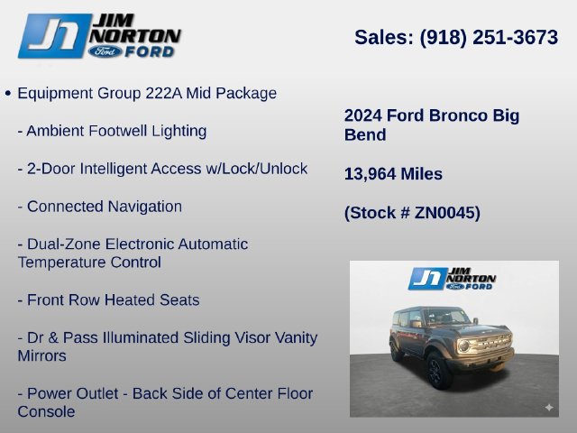 Used 2024 Ford Bronco Big Bend AWD/4WD image 8