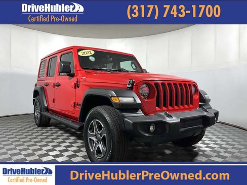 Used 2022 Jeep Wrangler Unlimited Sport w/ Sun And Sound Package AWD/4WD image 1