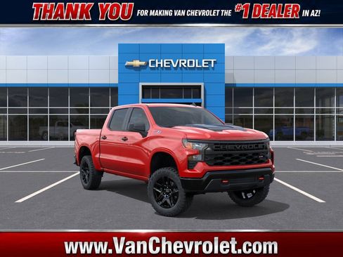 New 2026 Chevrolet Silverado 1500 Custom Trail Boss w/ LPO, Dark Essentials Package AWD/4WD image 1