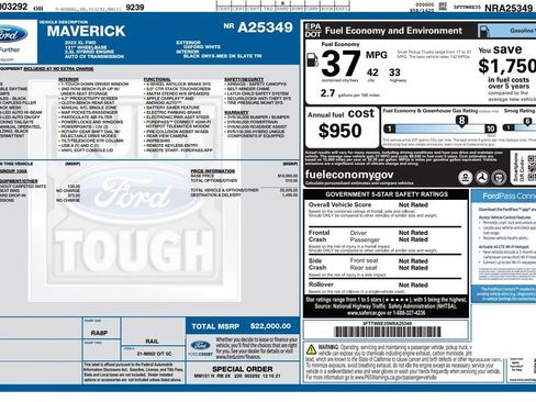 Used 2022 Ford Maverick XL image 3