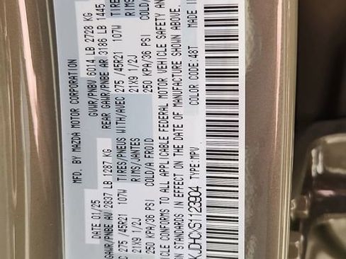 New 2025 MAZDA CX-70 3.3 Turbo S w/ Premium Package image 25