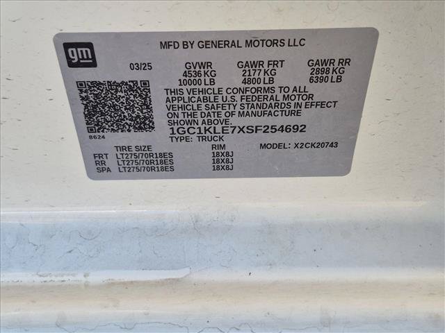 Used 2025 Chevrolet Silverado 2500 W/T w/ WT Convenience Package AWD/4WD image 23