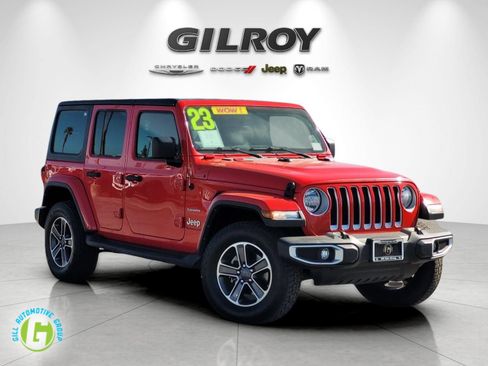 Used 2023 Jeep Wrangler Unlimited Sahara AWD/4WD image 1