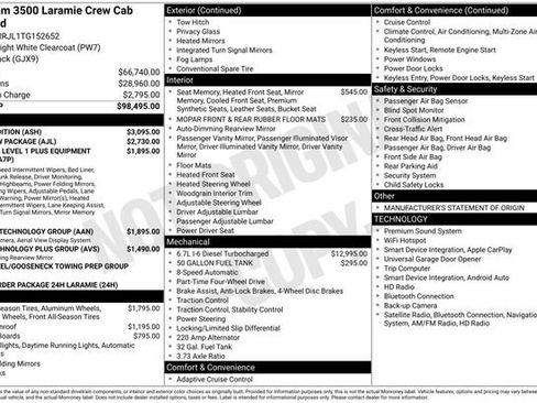 Used 2026 RAM 3500 Laramie w/ Night Edition AWD/4WD image 2