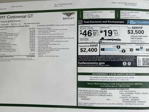 New 2026 Bentley Continental GT image 53