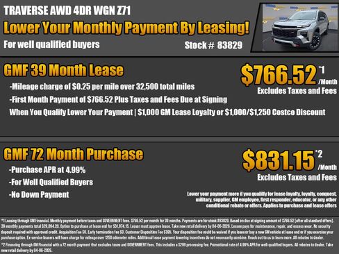 New 2026 Chevrolet Traverse Z71 w/ Enhanced Driving Package image 2