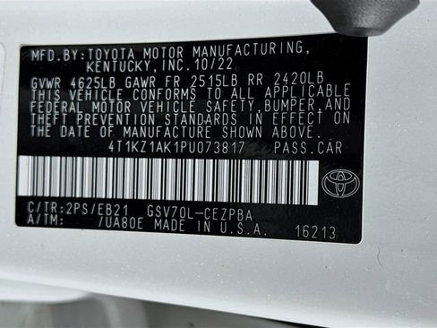 Certified 2023 Toyota Camry TRD w/ TRD Package w/JBL Audio FWD image 16