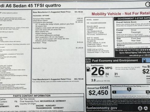 Used 2025 Audi A6 2.0T Premium image 2