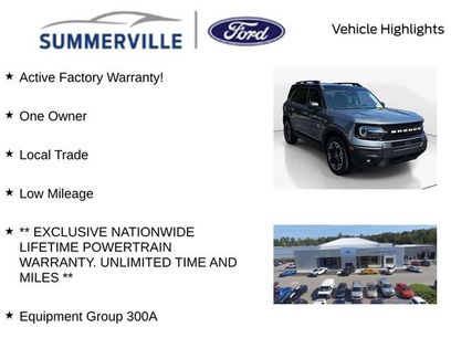 Certified 2025 Ford Bronco Sport Outer Banks