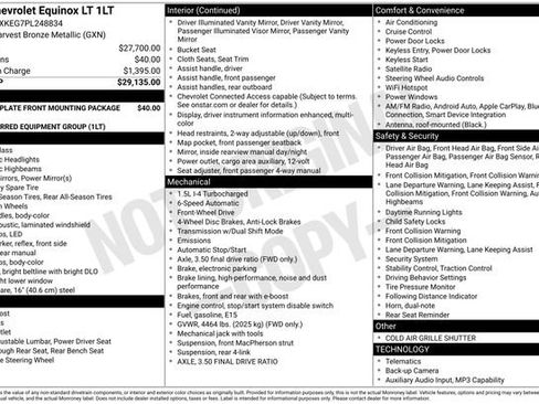 Used 2023 Chevrolet Equinox LT image 21